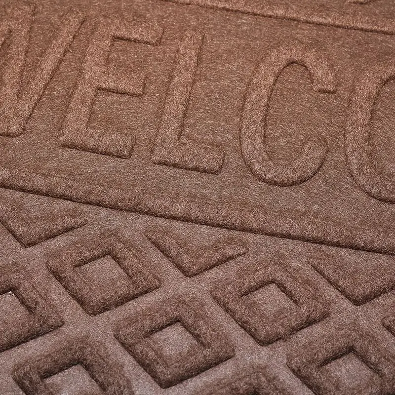Fußmatte mit Rautenmuster und Schriftzug „Welcome“ – Bild 5