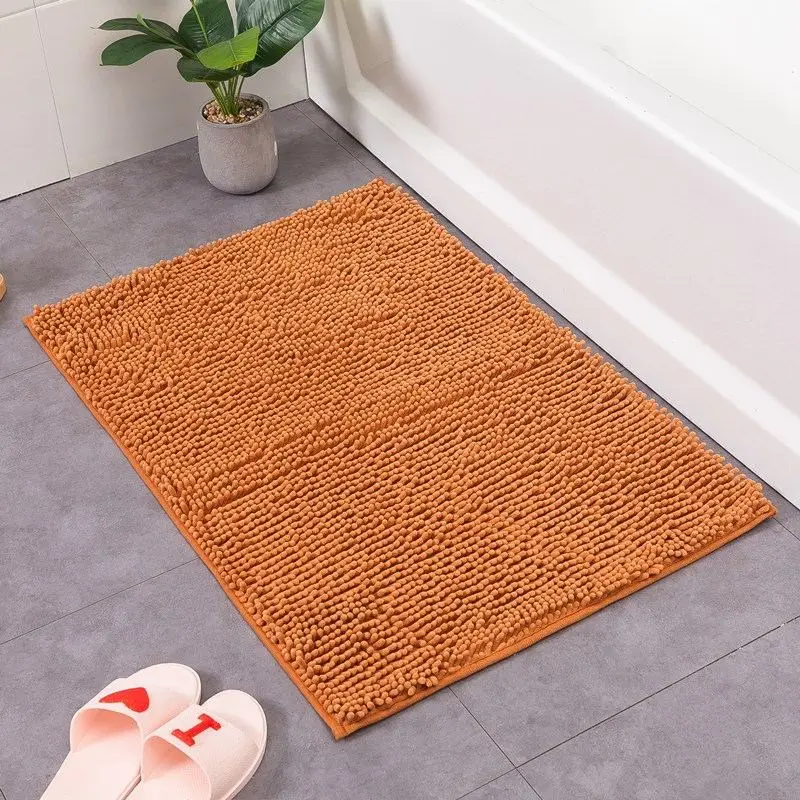 Badteppich groß mintgrün: Badematte mit langem Flor – Camel